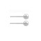 JewelrySupply Sterling Silver 4mm Ball Post Earrings (1 Pair of Sterling Silver Earrings)